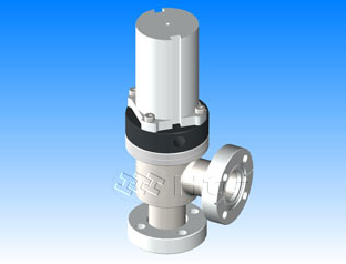 HTC CF氣動(dòng)真空角閥（歐規(guī)附感應(yīng)器）-真空連接件計(jì)