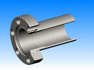 HTC CR16-CR200對(duì)焊法蘭旋轉(zhuǎn)式-真空連接件計(jì)