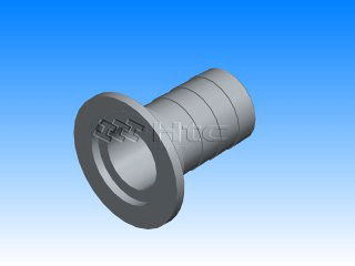 HTC KF10-KF50轉(zhuǎn)接橡膠轉(zhuǎn)管用-真空連接件計(jì)